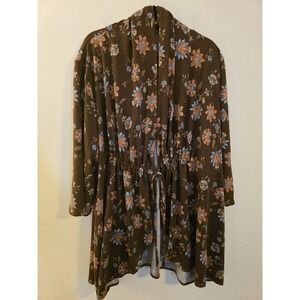 Kyonna Women's‎ Size 4X Lori Print Tunic Jacket Cottagecore Boho NWT's USA Made
